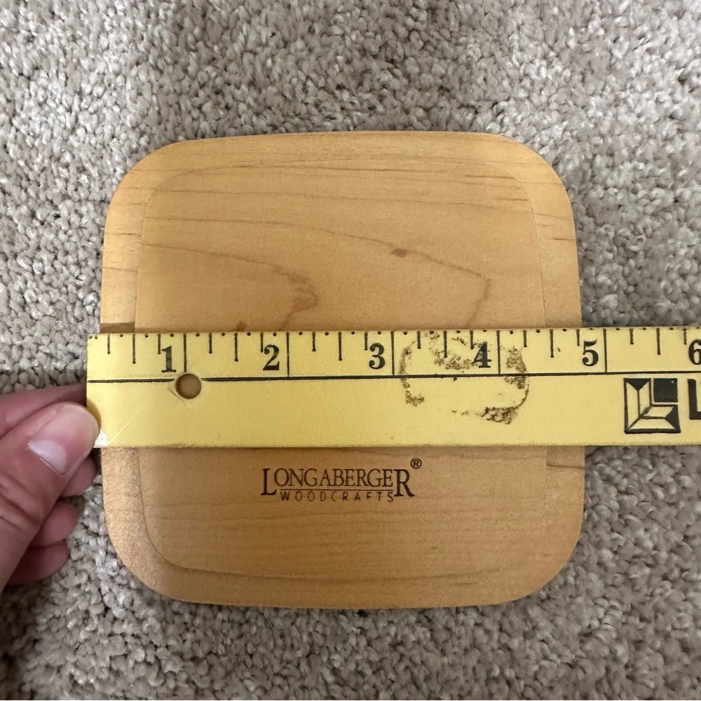 Longaberger Mini Miniature Cake Basket Lid - Picture 3 of 4